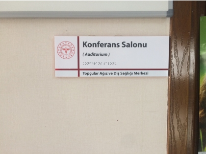 SAĞLIK BAKANLIĞI  KAPI TABELASI